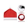 YIJXPOIN Christmas Car Tire Cover Red Non-Woven Universal-1