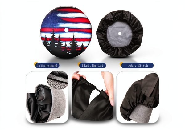 Tire Cover EFTRJNGL Waterproof Leather 17‑18in RV-2