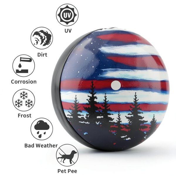 Tire Cover EFTRJNGL Waterproof Leather 17‑18in RV-1