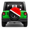 YIJXPOIN Christmas Car Tire Cover Red Non-Woven Universal-0