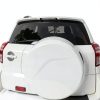 ManiGoon RAV4 Spare Tire Cover White ABS Durable-4
