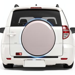 ManiGoon RAV4 Spare Tire Cover White ABS Durable-0