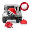 YIJXPOIN Christmas Car Tire Cover Red Non-Woven Universal-2