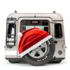 YIJXPOIN Christmas Car Tire Cover Red Non-Woven Universal-3