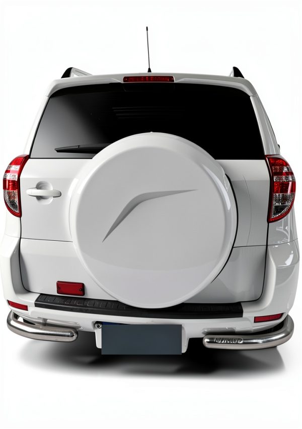 ManiGoon RAV4 Spare Tire Cover White ABS Durable-2