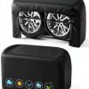 GRABADO Dual Axle Tire Cover 840D Oxford Black-0