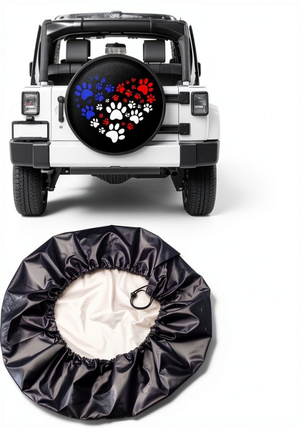 Generic Universal Tire Cover LVT‑TCOVER‑FF Multicolor 27‑34in-1
