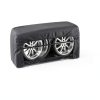 GRABADO Dual Axle Tire Cover 840D Oxford Black-3