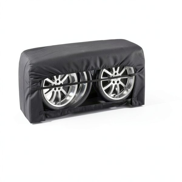 GRABADO Dual Axle Tire Cover 840D Oxford Black-3
