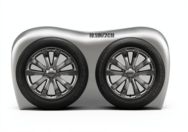 GRABADO Dual Axle Tire Cover 840D Oxford Black-1