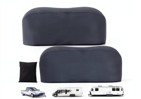 K-Musculo Gray RV Tire Covers 420D Oxford Waterproof-0