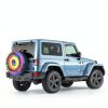 Tie Dye Spare Tire Cover by Twistmyst Polyester RV Car Fit-7
