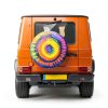 Tie Dye Spare Tire Cover by Twistmyst Polyester RV Car Fit-2