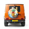 Spare Tire Cover Pineapple Design Twistmyst Polyester Spare Tire Cover-2