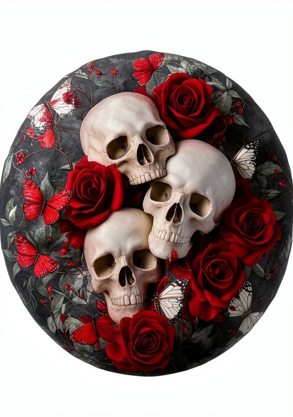Twistmyst Skull Spare Tire Cover Polyester 16‑31in Universal Fit-0