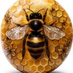 Spare Tire Cover Twistmyst Bee Polyester Universal Fit 16‑inch-0