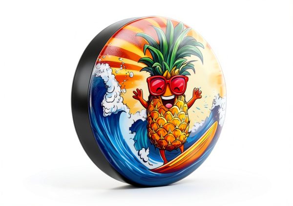 Spare Tire Cover Pineapple Design Twistmyst Polyester Spare Tire Cover-4