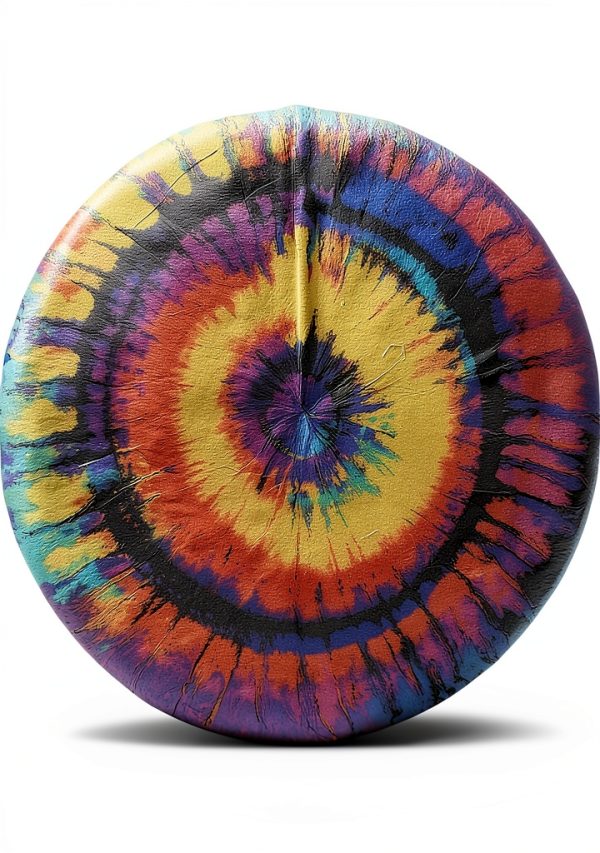 Tie Dye Spare Tire Cover by Twistmyst Polyester RV Car Fit-0